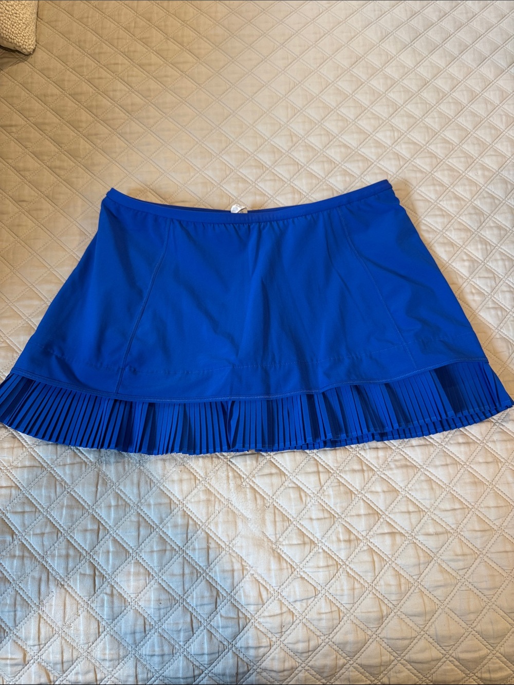 Lululemon Blue Women's Pleated Hem Skirt
